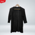 Women's Three Quarter Sleeve Open Front Cardigan From Levin. 