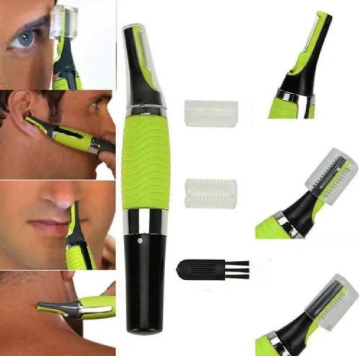 new Micro Touch Max Hair and Nose Trimmer - Black and Green