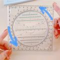 Ellipse Springhall Angle Geometric Drawing Template Circle Maker Drawing Ruler Multifunctional Drawing Ruler. 