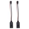 4pcs Car Bluetooth Audio Receiver for Ip-Bus 11Pin Bluetooth Aux Receiver Adapter.