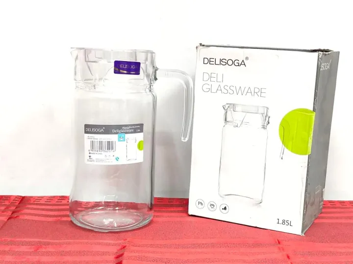DELISOGA%20Glass%20Pitcher%20Jug.%20Crystal%20Clear%20Glass%20Water%20Jug%20And%20Juice%20Jug%20And%20Pitcher%20With%20Lid.%20-%20Image%206