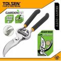 TOLSEN 8" Garden Pruning Shear Bypass Pattern 200mm or 8 Inch Dipped Handle Model: 31018.