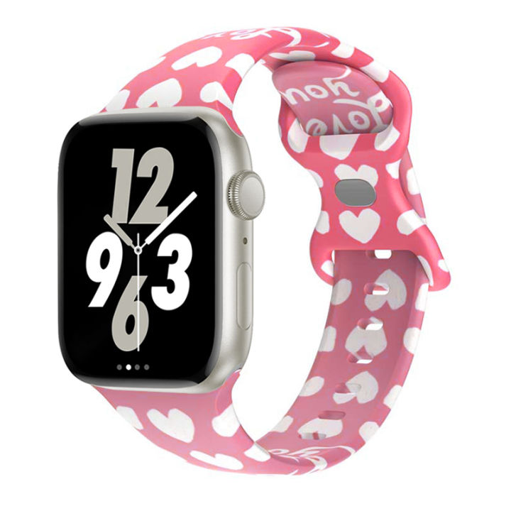 Printed%20Floral%20Strap%20For%20Apple%20Watch%20Ultra%20Band%2049mm%2041mm%2040mm%2038mm%2045mm%2044mm%2042mm%20Silicone%20Bracelet%20IWatch%20Series%209%208%207%20SE%206%205%204%203%202%201%20-%20Image%206