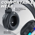 Gaming Headset Stereo Surround Bass Headset Computer Gaming Console with Microphone RGB Illuminated Headset.