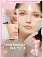 Laikou Sakura Peeling Face Mask Deep Cleansing Anti Aging Anti Wrinkle Whitening Blackhead Removed Tear Off Mask Facial Skin Care 50g. 