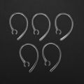 10X Universal Small Clamp Bluetooth Ear Hook Loop Clip Replacement Clear.
