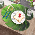 Artificial Banana Fan Leaf Placemats Coasters Turtle Leaf Dining Table Mats Decoration. 