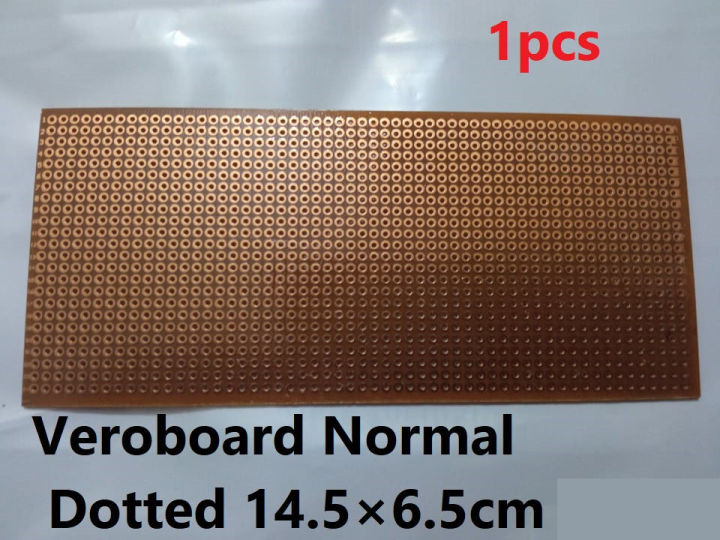 VEROBOARD NORMAL DOTTED 14.5×6.5CM STRIPBOARD BOARD PCB PRINTED CIRCUIT BOARD FOR PROTOTYPING DESIGNING WELD SOLDERING ARDUINO DIY