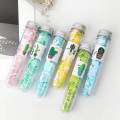 Travel Bath Flakes Portable Flower Hand Soap Mini Bottled Hands Washing Soap Tablets. 