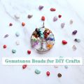 Gemstone Beads, Irregular Chips Stone Beads Assorted Loose Beads Crystal Healing Power for Jewelry Making.