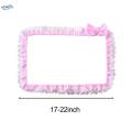 Computer Frame Border Cover with Bowknot for PC Tablet Laptop TV 17 to 22 inch pink. 