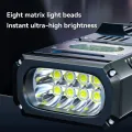 Warsun 12000Lm Most Powerful LED Flashlight Rechargeable Torch Light Flashlight Tactical Lantern Long Shot Hand Lamp For Camping. 