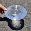 1Pc Portable Diameter 200mm (7.9'') Fresnel Lens Focal Length 100mm Clear Acrylic Lens Polished Ground Edges Optical 3D Lens Physics Classroom.