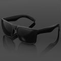 JULI XL Big Wide Head Mens Dark Black Sunglasses for Men Extra Large Square Sun Glasses 004. 