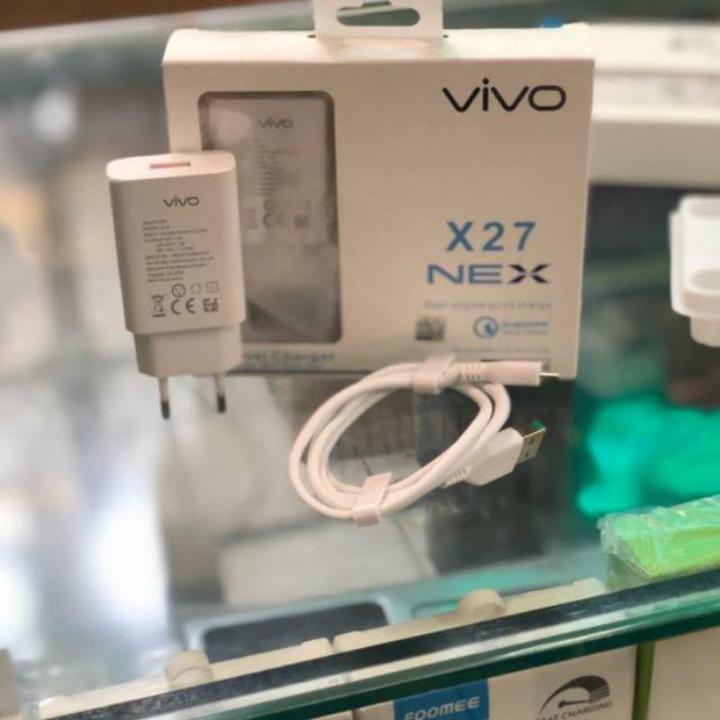 For Vivo Y50 Charger Vivo Nex X27 18W Fast Charger With Type-C Cable For Vivo Y50 Y30 Y51S X50 Lite - Fast Charger