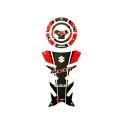 Motorcycle tank pad sticker for Gixxer or bike tank pad- Red.