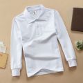 Jargazol Boys Polo Shirts Long Sleeve Tops Embroidery Pure Teenagers Children Clothes 3-15 Years Kids Outfits Holiday Shirt.