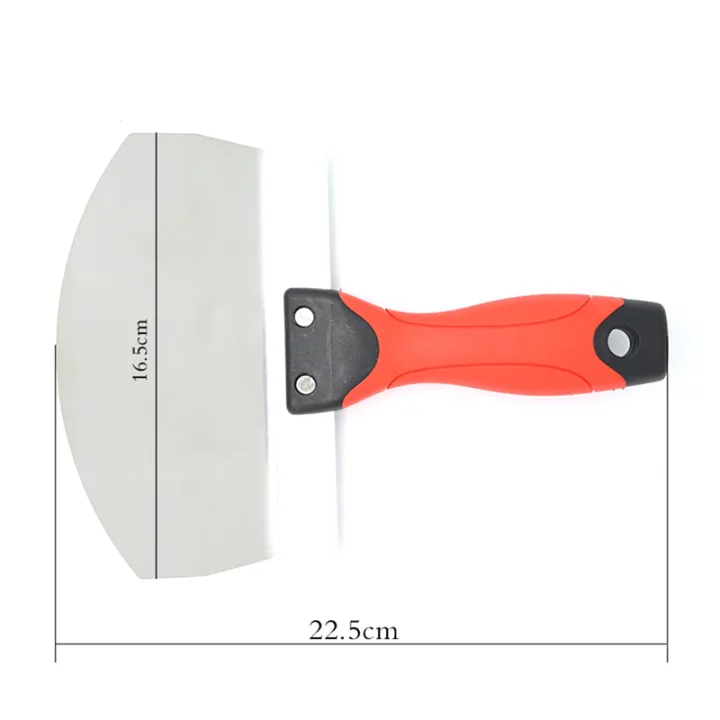 Scraper%20Blade%20Plaster%20Stainless%20Steel%20Bucket%20Scoop%206.5%20Inch%20Curved%20Contoured%20Blade%20for%20Paint,%20Mortar%20-%20Image%203