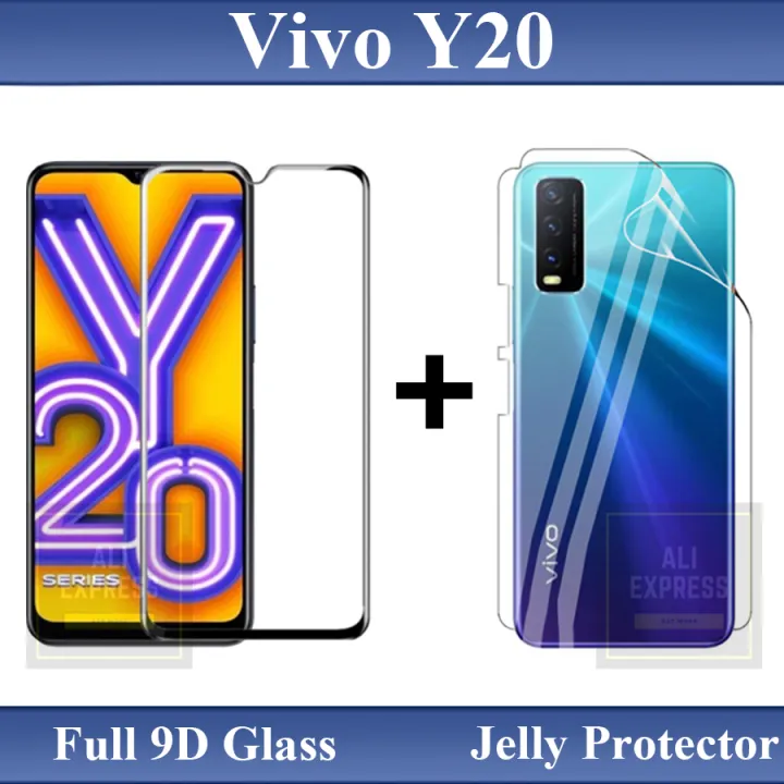 Vivo%20Y20%202-in-1%20Combo%20Pack%20(Full%20Screen%20Protector%20Tempered%20Glass%20+Back%20Hydrogel%20Poly)%20-%20Image%203