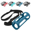 Silicone Case Cover Protective Cover Portable Speakers Resistant Drop Crash Speaker Carry Case With Adjustable Shoulder Strap Compatible For Flip Essential 2 Wireless Speaker. 