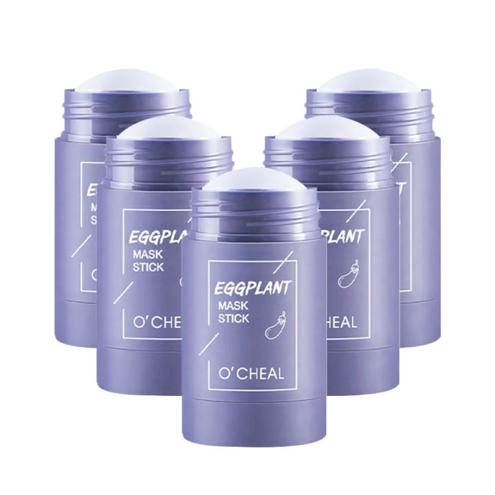 5%20Pcs/Lot%20Girl%20Green%20Tea%20Solid%20Mask%20Deep%20Cleaning%20Mud%20Mask%20Stick%20Oil%20Control%20Anti-Acne%20Masks%20Purifying%20Clay%20Stick%20Mask%20OCHEAL%20-%20Image%204