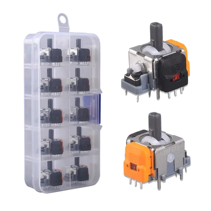 10Pcs%203D%20Hall%20Effect%20Joystick%20Adjustable%20No%20Drifting%20Thumbsticks%20Game%20Joystick%20Module%20Controller%20for%20-%20Image%203