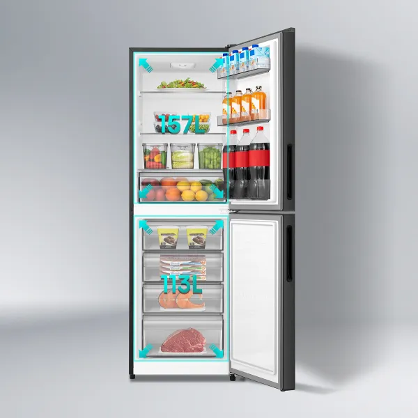 HISENSE%20270%20Liter%20BMF%20Glass%20Door%20Refrigerator%20Fusion%20Blue%20With%20Built%20in%20Stabilizer%20%7C%20RBDG270NAFB%20-%20Image%203