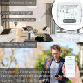 Aubess Tuya ZigBee 3.0 Smart Dimmer Switch Module 10A/16A, Supports 2 Way Control Dimmable Switch, Works with Alexa Google Home.