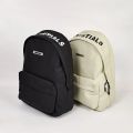 ESSENTIALS Men Women Black White Backpack College Student Casual Large Capacity Waterproof Bookbag Fashion Laptop Bag Travel. 