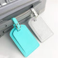 PU Leather Luggage Tag Bag Pendant Suitcase Name ID Address Holder Tag Portable Travel Accessories.