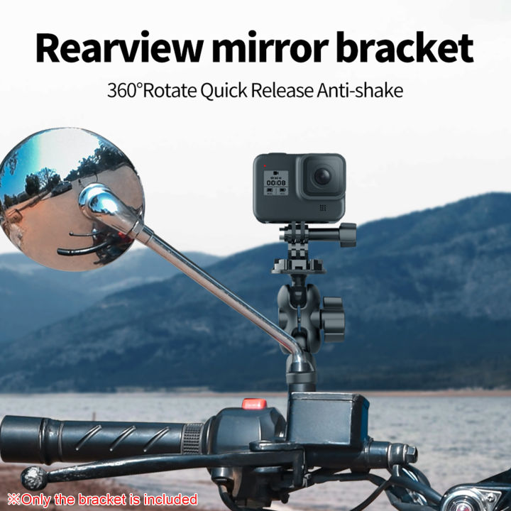 TELESIN%20Action%20Camera%20Motorcycle%20Rear-view%20Mirror%20Mounting%20Bracket%20360%C2%B0%20Rotation%20Quick%20Release%20Buckle%20Mount%20Replacement%20for%20GoPro%20Hero%209/8/7/6/5%20Sports%20Cameras%20-%20Image%206