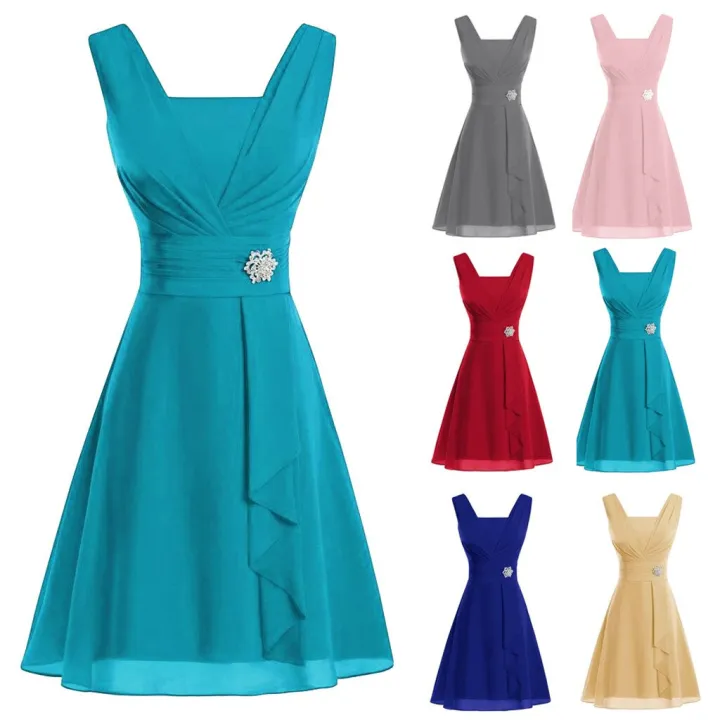 New%20In%20Summer%20Dresses%20For%20Women%20Elegant%20Formal%20Wedding%20Bridesmaid%20High-waist%20Party%20Ball%20Prom%20Gown%20Cocktail%20Dress%20robe%20femme%20%C3%A9t%C3%A9%20-%20Image%204
