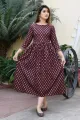 Multicolor New Women's Attractive Stylisht Scan Print 1 Piece Long kurti. 