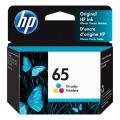 HP 65 Tri-color Ink Cartridge.