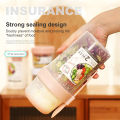 Hourser Double-layer portable Salad Cup with Fork multi-purpose fresh-keeping sub-packing box Weight Loss Salad Shaker Cup.