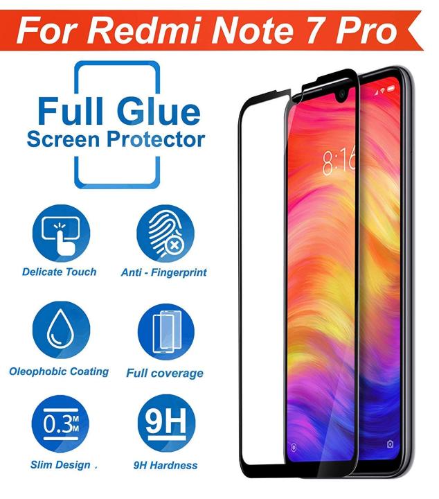 For%20Xiaomi%20Redmi%20Note%207%20Pro%20Tempered%20Glass%20Screen%20Protector%206D/11D/13D/21D%20-%20Transparent%20-%20Image%202