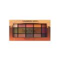 Technic Pressed Pigment Eyeshadow Palette 15 Color -Cinnamon Swirl.