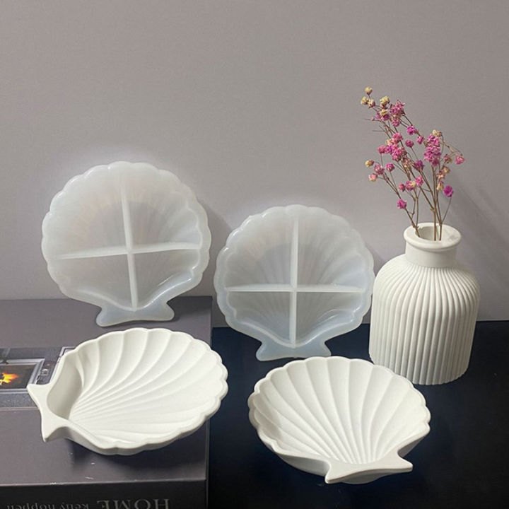Concrete Shell Plate Silicone Mold DIY Gypsum Shell Storage Silicone Mold SUPER BABY