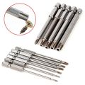11 Pcs Magnetic T6-T40 Torx Head Screwdriver Bit Set Star 6 Point Screwdriver Drill Bits Tools 3 Inch Length. 