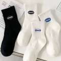 Soft autumn winter combination high anti odor and sweat absorbing mid tube Zhuji mens womens trendy socks. 