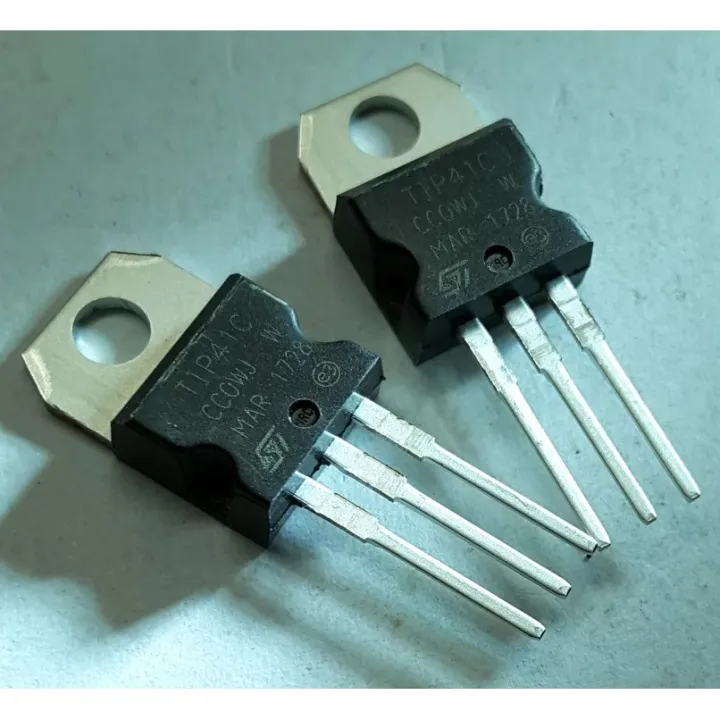 A%20Class%20TIP41C%20TIP41%20TIP-41%20TIP%2041%20NPN%20Transistor%20100V%206A%2065W%203%20Pin%20General%20Purpose%20NPN%20Transistor%20TO-220%20Epitaxial%20Silicon%20Power%20Transistor%20Electrical%20Circuitry%20&%20Parts%20-%20Image%204