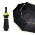 Automatic Wind Resistant Umbrella Rain Women Big 3Folding Double Layer Umbrella Men Large Travel Windproof Outdoor Umbrella Gift.