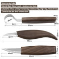 GC 5PCs Wood Carving Tools Woodworking Cutter Hand Tool Set Perfect Wood Carving Kit For Beginners Woodworking.