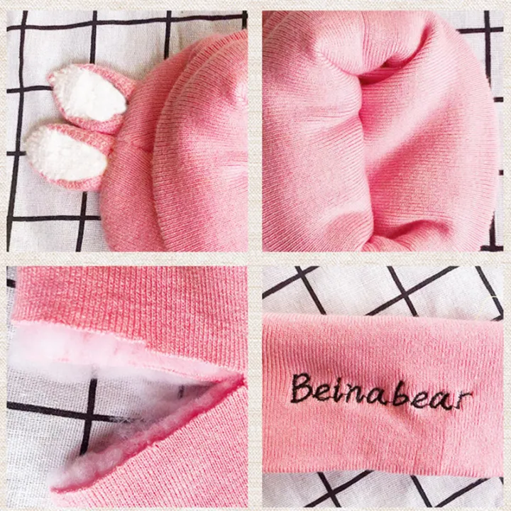 Cute%20Cartoon%20Baby%20Beanie%20Cap%20Solid%20Color%20Rabbit%20Ears%20Knitted%20Hat%20for%20Infant%20Boy%20Girl%20Autumn%20Winter%20Warm%20Toddler%20Kids%20Bonnet%20-%20Image%202