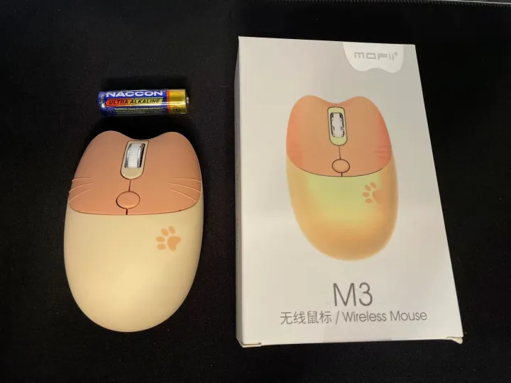 FANTASY%20T%20MALL%20Mofii%20M3AG%20Cat%20Shape%20Wireless%20Mute%20Mouse%20Super%20Cute%20Cartoon%20Design%20Gaming%20Mouse%20Office%20Mouse%20Girls%20Fashionable%20Personality%20Meow%20Mouse%20Portable%20Ergonomic%20Mouse%20with%203%20Adjustable%20DPI%20For%20PC%20Laptop%20Computer%20Office%20Gift%20-%20Image%203