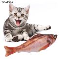Boatsea Cat Stuffed Catmint Catnip Saury Fish Scratch Board. 