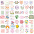 100pcs Pink Letter Flower Graffiti Sticker Decoration Luggage Guitar Skateboard Notebook Waterproof Decals Sticker Kids Toys for Boys Girls Gifts. 