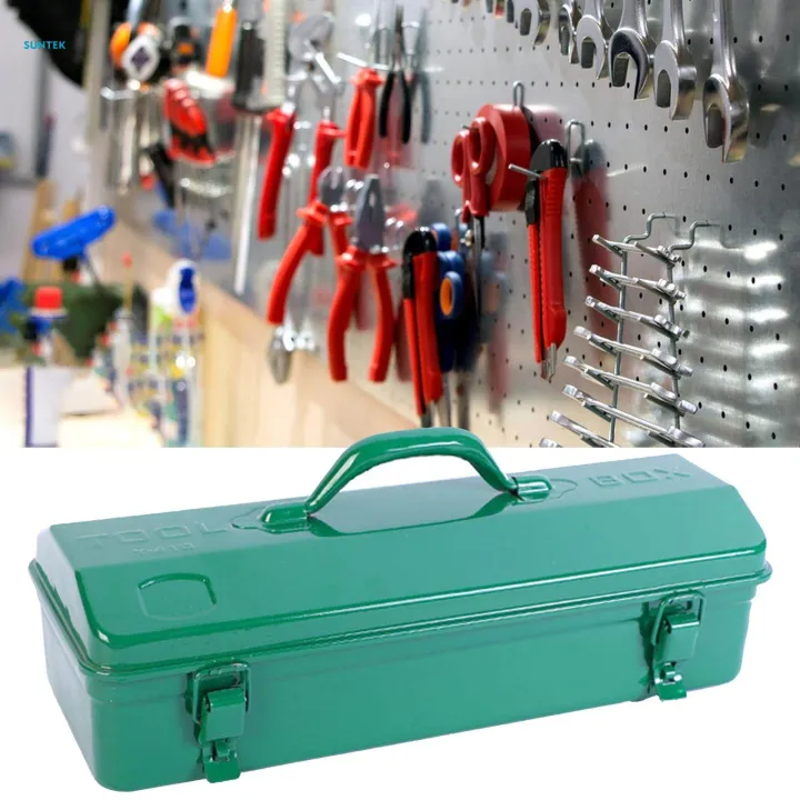 Metal%20Tool%20Box%20with%20Lock%20Latch%20Green%20Tool%20Organizer%20for%20Garage%20Home%20Workshop%2042cmx12cmx15.5cm%20-%20Image%203