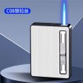 Automatic Storage Cigarette Box Holder Gas Lighter.