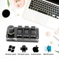 USB Custom Keyboard Macro 3/6 Key 1 Knob Programming RGB Bluetooth Gaming Photoshop Hotswap Mini Mechanical BT Keyboard.